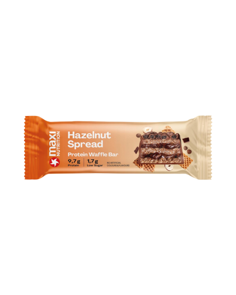 Maxi Nutrition Protein Waffle Bar Hazelnut Spread, Proteinriegel, 39g